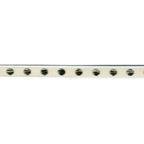 Disquette 25m galon Pois 10mm Blanc