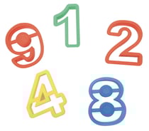 Emporte-pièces pour pâte à modeler Chiffres 15 pièces