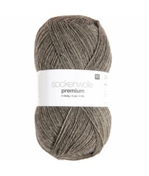 Fil à chaussette SOCKENWOLL PREMIUM 4 brins - 100gr - Rico Design 17 Nature
