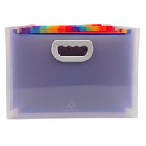 Trieur Maxi 24 compartiments polypropylène Crystal - Cristal - x 4 - Exacompta