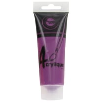 MégaCréa DIY - Peinture acrylique mate violet tube 75 ml