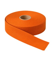 Bobine 50m sergé coton Orange soleil