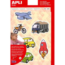 Apli Agipa - Gommettes MAXI Véhicules x 24