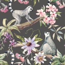 Lot de 4 serviettes en papier découpage collage 33 cm MONDE TROPICALE A 205