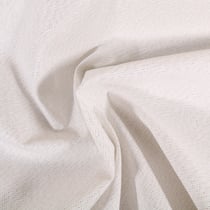 Tissu Toile de coton Enduit Lurex uni Cubex Blanc - Au mètre