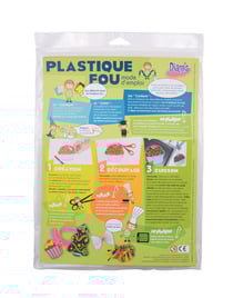 Plastique Fou Assortiment de couleurs 30 feuilles