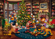 Puzzle 1000 pièces - Disney. Mickey & Minnie Trimming The Tree - Schmidt Spiele