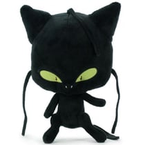 Peluche miraculous : plagg 29 cm - chat noir - peluche licence