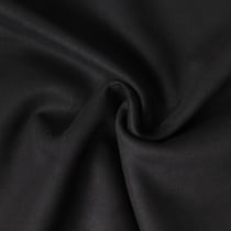 Tissu Suédine extensible  Maëlya aspect daim uni Noir