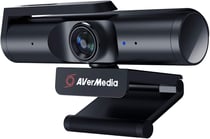 AVerMedia Live Streamer CAM 513 Webcam Ultra Grand Angle 4K avec Couverture Webcam, Microphone intégré, Plug & Play pour Jeu, Stream, Appel vidéo – PW513 Noir