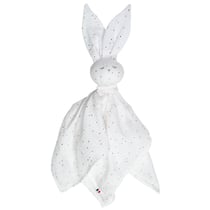 Doudou Lapin  en gaze de coton, Jeanne