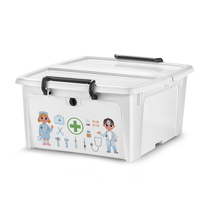 Boîte à pharmacie caisse de rangement à médicaments impression motif Kids - CEP
