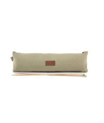 Étui à aiguilles à tricoter Eco Vita - 43 x 12 centimètres - 2 coloris - DMC Khaki