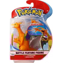 Pokemon battle feature figure dracaufeu - pokemon - figurine action deluxe - tomy - 36335