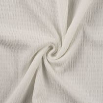 Tissu Jersey Smock uni Blanc cassé - Au mètre