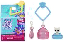 Littlest petshop collection surprise serie 2 : ours polaire n° 2-b47 + habitat + accessoire - hasbro - e2875