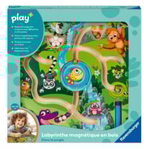 play+, Labyrinthe magnétique en bois - Dans la jungle , 6-36 mois, Premier âge, bébé