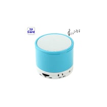 Mini Enceinte Bluetooth V2.1 Stéréo Pour Tous Téléphones Mobiles Support Mains-Libres Batterie Rechargeable Bleu YONIS