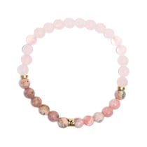 Bracelet Chakra du Cœur Perles rondes 6 mm - Omsaé