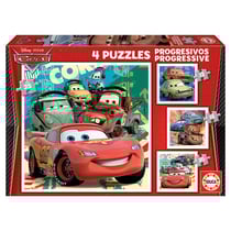 4 puzzles evolutifs - Cars le film