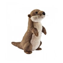 Peluche Loutre dréssée 20cm