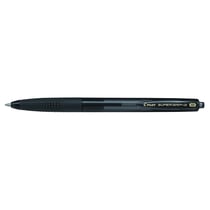 Stylo bille PILOT Super Grip G - Noir - Pointe moyenne