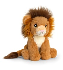 Peluche Keeleco 100% recyclée - Lion Assis - 18cm