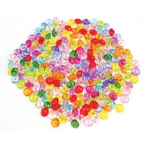 MégaCréa DIY - Perles pour enfant opaques toupies 0,8 cm 344 pièces