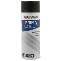 Spray de peinture acrylique - Noir - RAL 9005 - Mate - Tous supports - Prima Color - 400ml