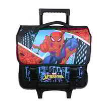 Cartable à roulettes 38 cm Spiderman Bleu - BAGTROTTER