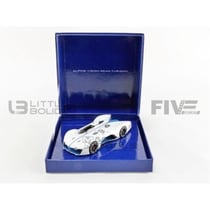 Voiture miniature de collection - NOREV - ALPINE Vision Gran Turismo - Échelle 1/43 - Coffret collector - Blanc/Bleu