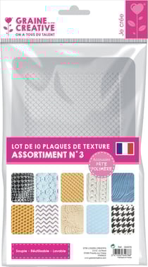 Plaques de texture (3) 10 pièces