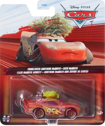 Véhicule cars flash mcqueen arbuste - disney pixar - mattel - fll84 - voiture miniature