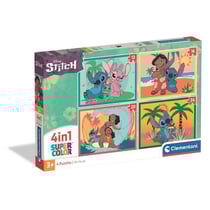 Puzzle 4 en 1 - Stitch - Clementoni