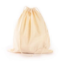 3 sacs pochon en coton à décorer 24 x 29 cm