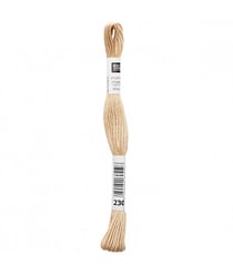 Fil à broder mouliné Uni - Rico Design 230 Marron