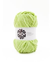 Fil velours 100GR à tricoter PINGO CHENILLE - Pingouin - certifié Oeko-Tex Vert Anisade