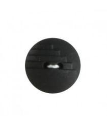 Carte de 2 boutons Graphique noir 18mm - Distrifil Noir