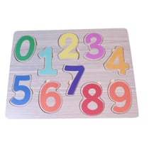 Pack De 2 Puzzles En Bois Jouet Éducatif Et Montessori Pour Enfants Lettres A-Z Et Chiffres 0-9 Dès 2 Ans