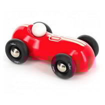 petite voiture en bois streamline rouge