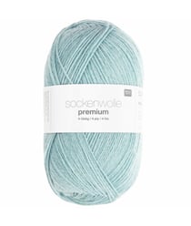 Fil à chaussette SOCKENWOLL PREMIUM 4 brins - 100gr - Rico Design 13 Bleu Clair