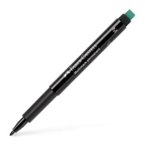 Feutre - Noir - Permanent - Tous supports - Pointe moyenne - Faber-Castell