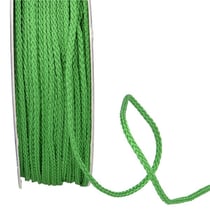 Bobine 30m cordelière polyester 2mm vert foncé