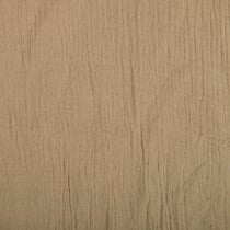 Tissu Double gaze de coton uni Beige foncé - Au mètre
