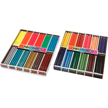 Crayons de Couleur Colortime, mine 4+5 mm, ass. de couleurs, 288pièces/ 1 Pq.