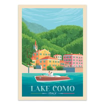 Affiche 30x40 cm - Lake Como - Olahoop Travel Posters