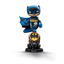 Batman - Figurine Mini Co. PVC Batman on Bat-Signal (Blue Variant) 15 cm