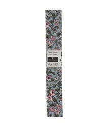 Biais en coton motif Fleurs 1,5m x 20mm - Passion Rubans Bleu