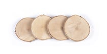Rondelles de bois 7-10cm 4 pièces