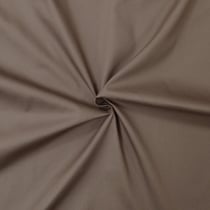 Tissu popeline de coton Taupe - designers-factory (1m x 1m46)
